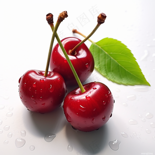 新鲜樱桃车厘子水果摄影图