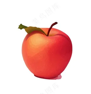苹果红色苹果水果卡通插画插图免抠 苹果红色苹果水果卡通插画插图免抠