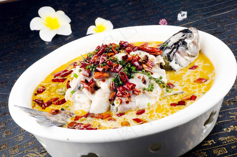 麻辣酸菜鱼美食