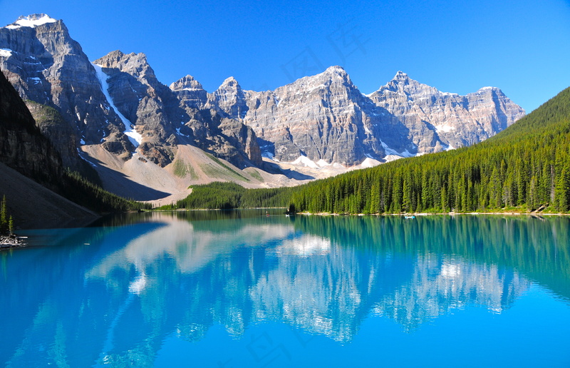 湖光山色图片