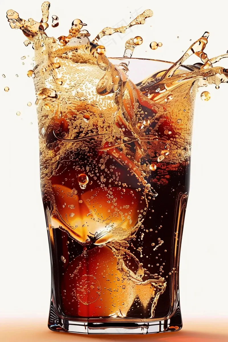 可乐汽水冰饮摄影图(2688x4032)