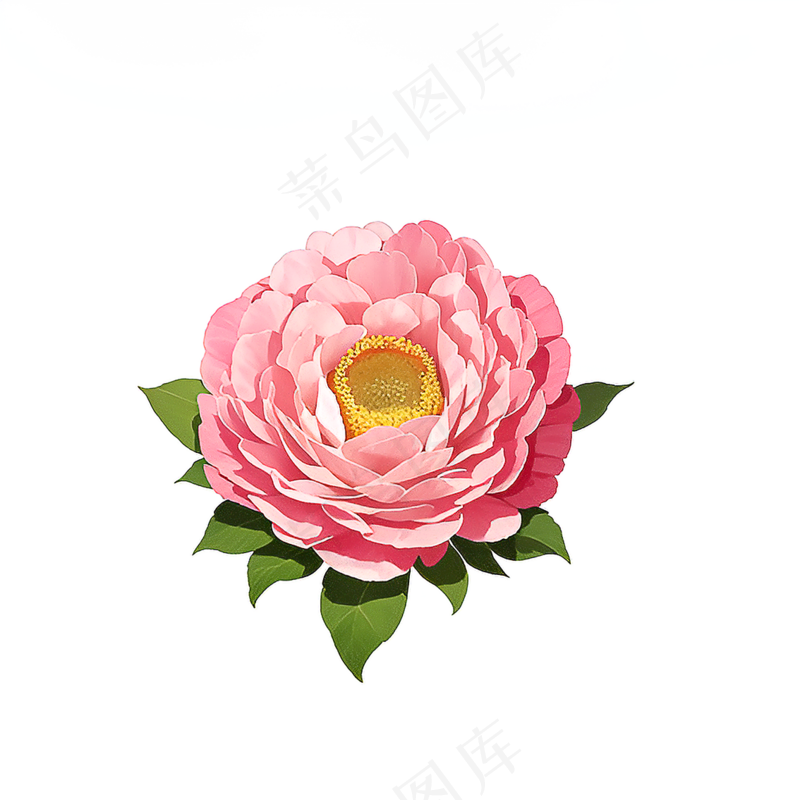 粉色花朵桃花玫瑰免抠素材60