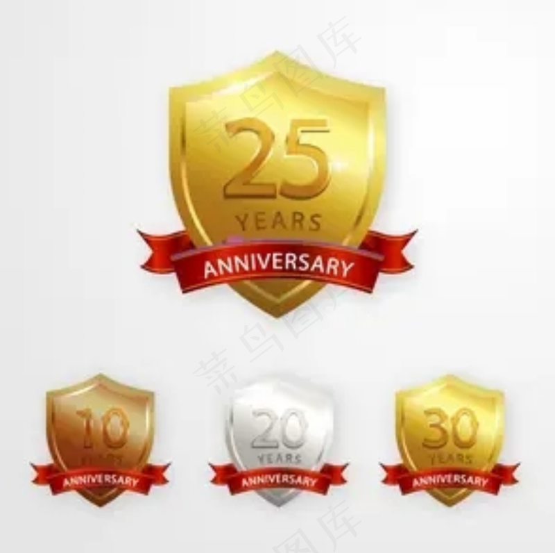 矢量 图标 盾牌 徽标 金属