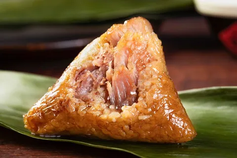 肉粽粽子美食背景