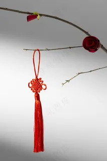 2024年红色春节灯笼中国结