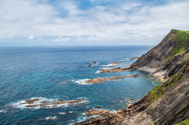 海边的山崖