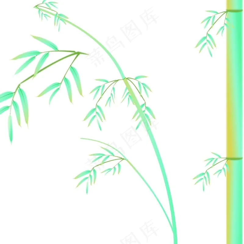竹子1111psd模版下载