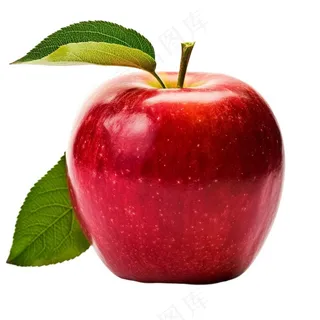 红苹果水果平安夜免抠