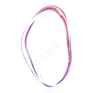 彩色气泡透明19无背景免扣元素