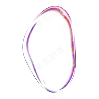 彩色气泡透明19无背景免扣元素