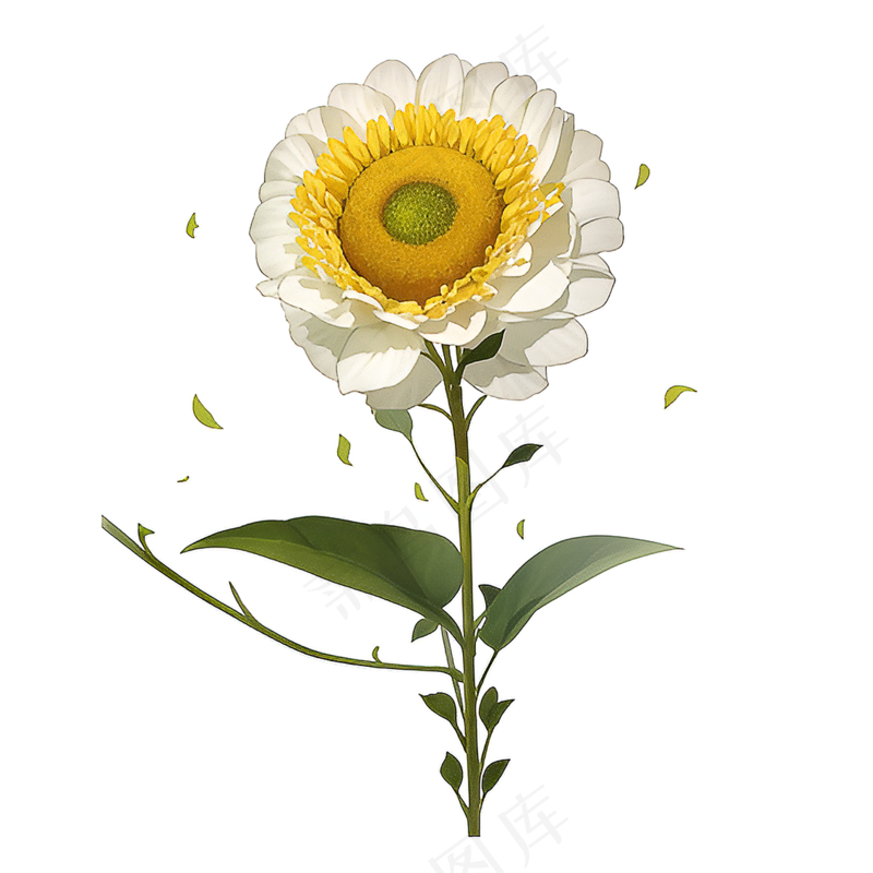 黄色向日葵免抠素材95