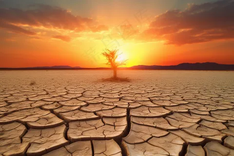 缺水干裂的土地地面干枯摄影图 缺水干裂的土地地面干枯摄影图
