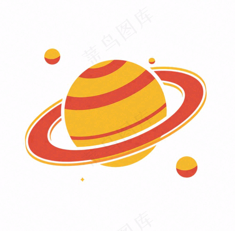 宇宙星球太阳系银河卡通插画免抠(1040x1024)