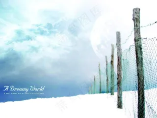 梦幻浅兰背景12