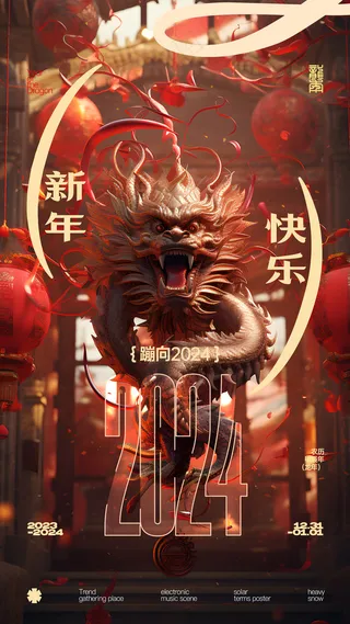 2024龙年海报