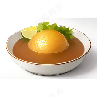 橙色果冻糕点美食西式24