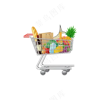 免抠超市购物车