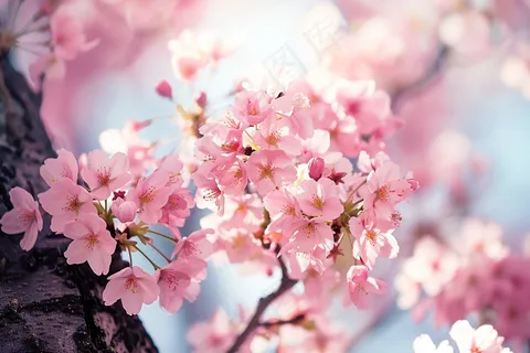 春日樱花花朵摄影图 春日樱花花朵摄影图