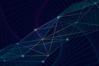 蓝色科技风背景矢量免扣AI素材