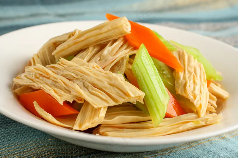 清炒腐竹美食