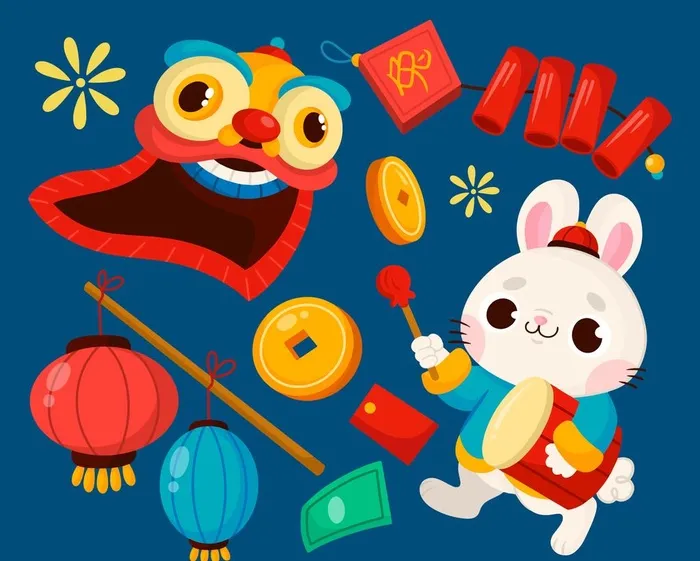 新年元素图片ai矢量模版下载