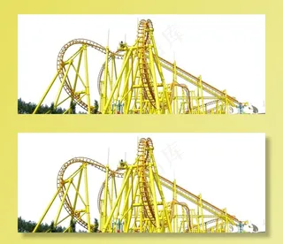 过山车免抠素材图片