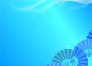 蓝色素材背景封面图片