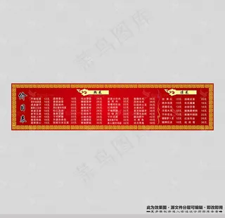 饭店价目表图片