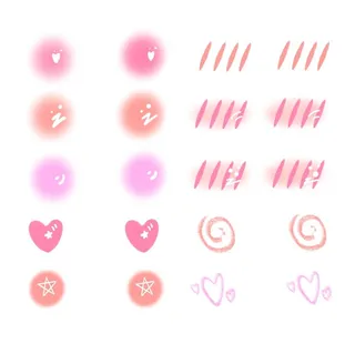 卡通害羞表情图片