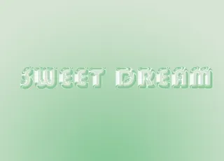 可爱水晶字图片