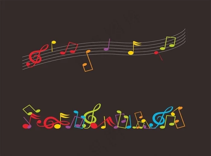 音符图案图片cdr矢量模版下载