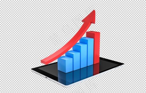 图标图形箭头上升合成素材图片