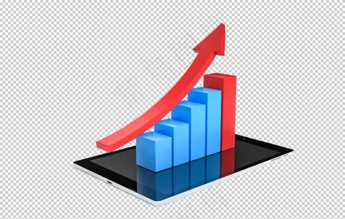 图标图形箭头上升合成素材图片