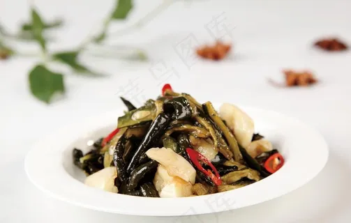 拍蒜黄瓜干图片