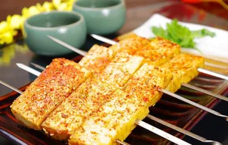 烤素鸡豆腐图片