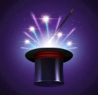 魔术帽插画图片