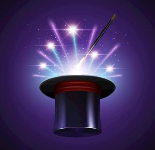 魔术帽插画图片