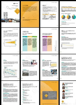 道路安全行动十年全球计划画册图片