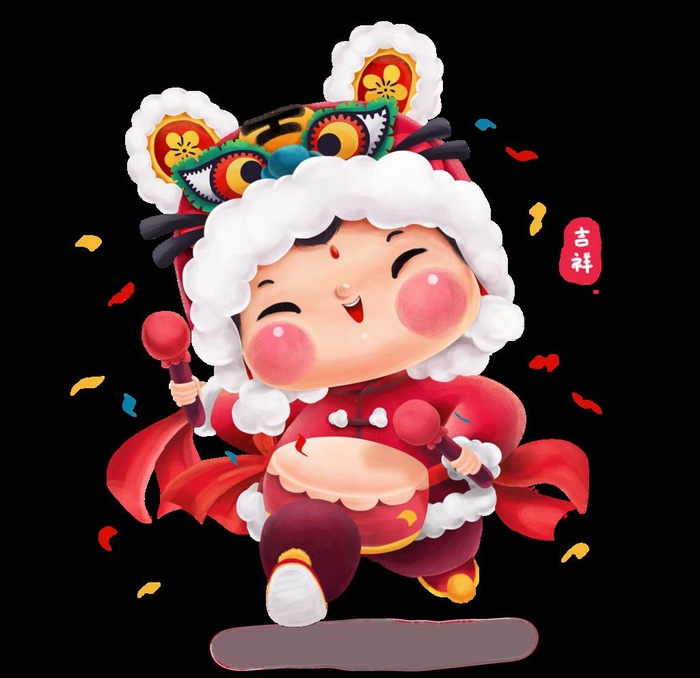 虎帽娃娃图片