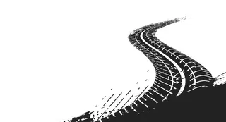 汽车轮胎压印背景图片