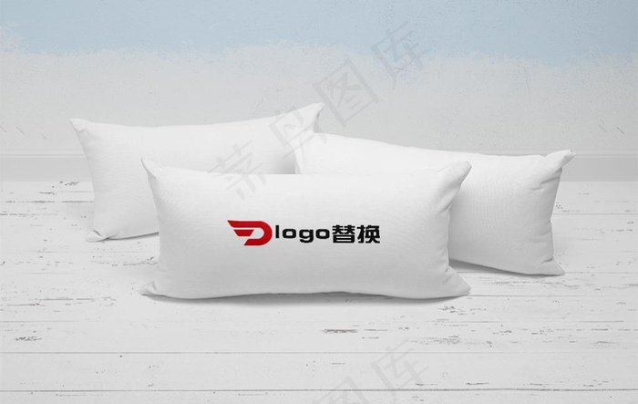 枕头样机图片(1033x686)psd模版下载