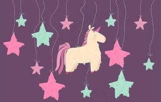 卡通独角兽图片