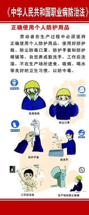 职业病危害宣传板图片