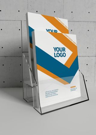 杂志架样机图片