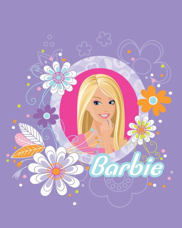 芭比印花图案图片