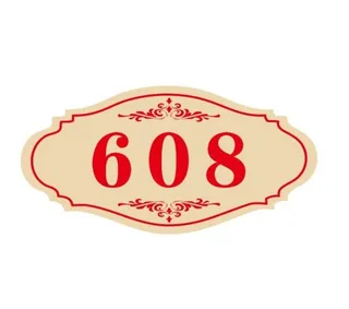 矢量异型门牌图片