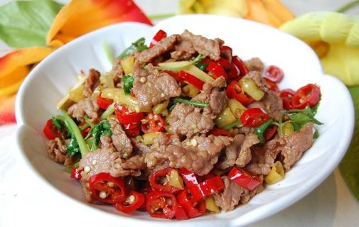 辣椒炒肉 青椒炒肉图片