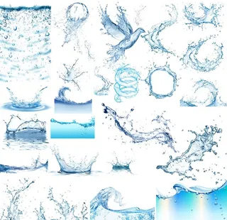水花素材图片