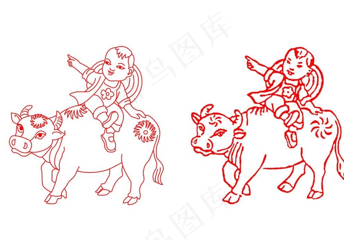 杏花村牧童标志图片