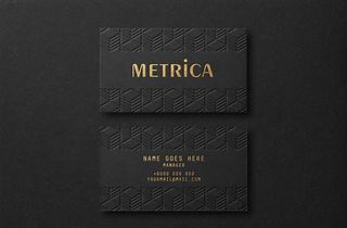 质感名片烫金样机图片